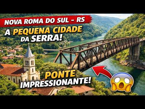T3EP01: Você Já Ouviu Falar de Nova Roma do Sul RS  Olha Essa Cidade!