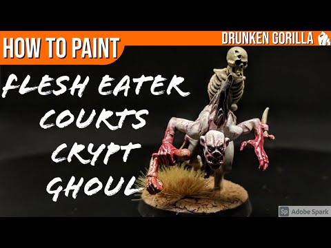 How to Paint Flesh Eater Courts Crypt Ghoul.