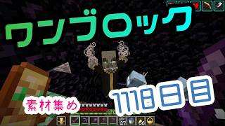 【１１１８日目】ワンブロックでハードコアな世界を生き残る