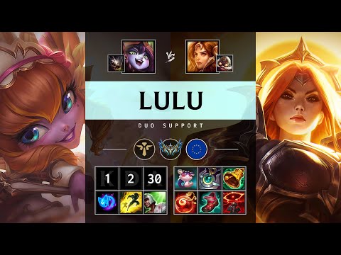 Lulu Support vs Leona - EUW Challenger Patch 14.23