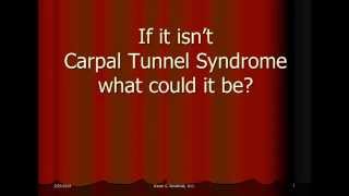 preview picture of video 'Pottsville Carpal Tunnel Syndrome Symptoms'