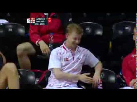 GS - DEN vs ENG - MS3 - Viktor AXELSEN  vs Rhys WALKER - 2014 Thomas Cup