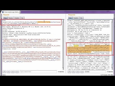 Facebook Inc via Instagram Business - Remote Access Token Vulnerability (Original Facebook Video)