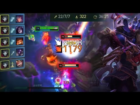 Teddy Jhin : 1v9 Hard Carry KR Challenger " 22 Kills at 1000LP Match "