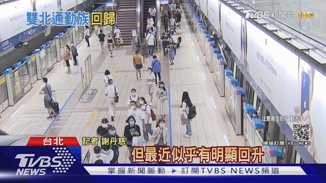 雙北疫情降溫人潮出籠?北捷、公車「搭乘人次些微回升」
