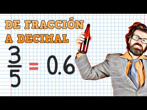 CONVERTIR FRACCION A DECIMAL Super facil - Para principiantes