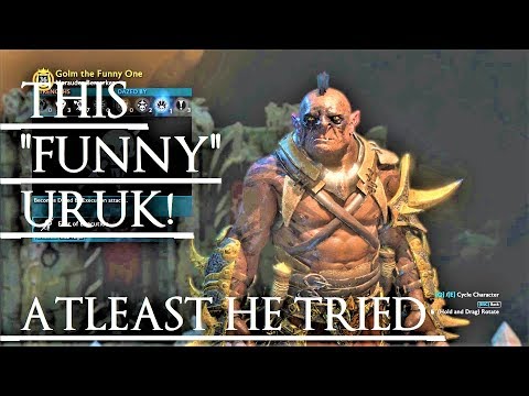 Shadow of War: Middle Earth™ Unique Orc Encounter & Quotes #73 THIS FUNNY URUK!