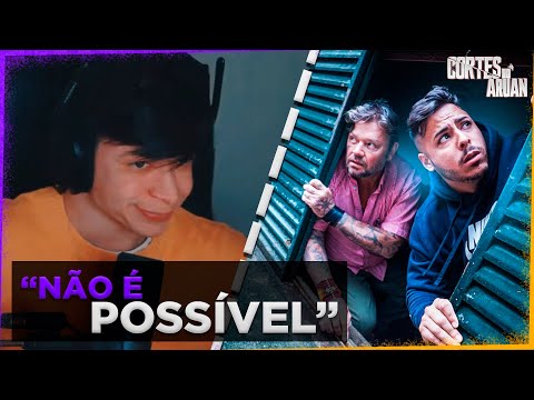 ARUAN REAGE A ENTRAMOS NA SALA SECRETA DA CASA ASSOMBRADA DO RICHARD (RENATO GARCIA)-Cortes do Aruan
