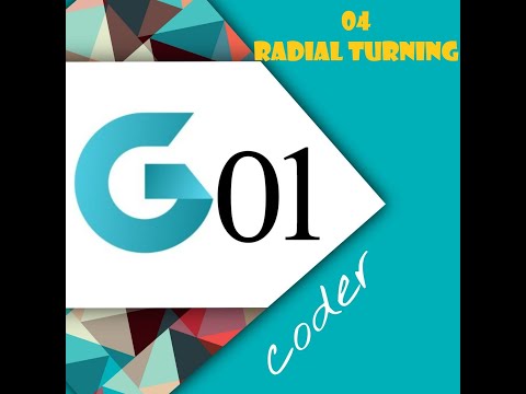 CNC RADIAL TURNING PROGRAMMING