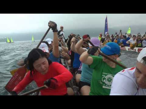 Last Training Race before Stanley Dragon Boat Warm Up Race 2013
