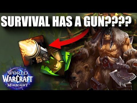 The NEW Survival Hunter is AWESOME In WoW Midnight!!!