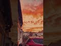 Orange Sky Shorts