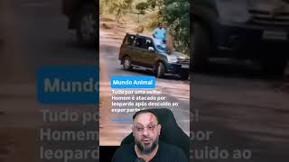 Homem foi atacado por leopardo ao fazer uma selfie? #biologohenrique #animais #bichoesperto #biologo
