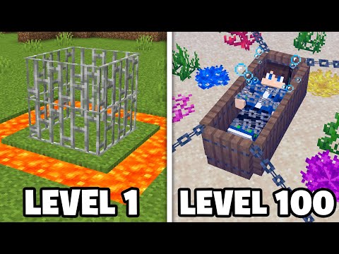 Minecraft Prison Escapes From Level 1 to Level 100