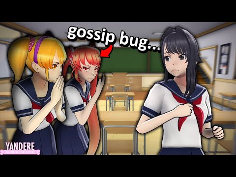THIS BUG MAKES STUDENTS GOSSIP ABOUT YOU... - Yandere Simulator Myths