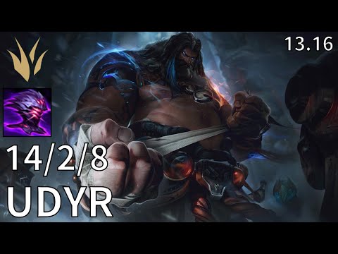Udyr Jungle vs Nidalee - EUW Challenger | Patch 13.16