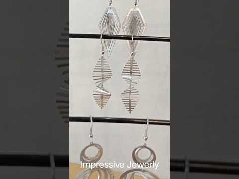 Handmade Jewerly by Ivaya | ArtiCraft Store | Recycled stainless surgical steel - Geometric Shapes