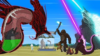 GODZILLA & KONG vs TITANUS TIAMAT - EL GRAN MAJA: Who Is The King Of MonsterVerse - FUNNY???