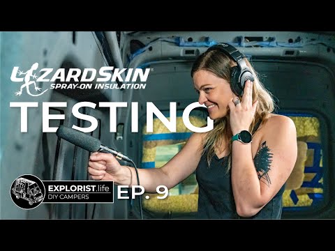 Lizard Skin Sound Control TESTED in our DIY Ford Transit Campervan