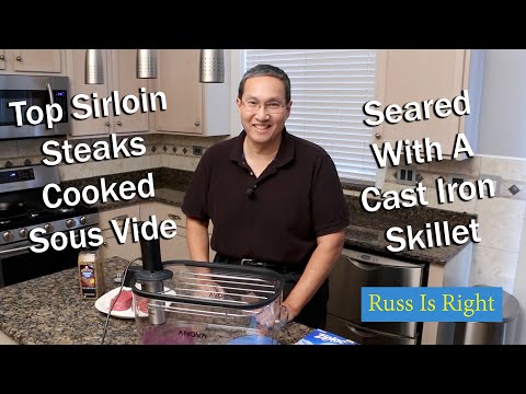Top Sirloin Steaks - Sous Vide with the Anova...