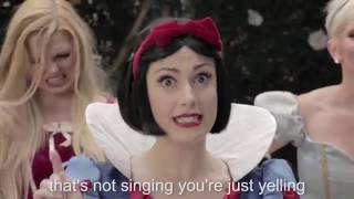 SNOW WHITE vs ELSA  Princess Rap Battle Whitney Avalon ft  Katja Glieson