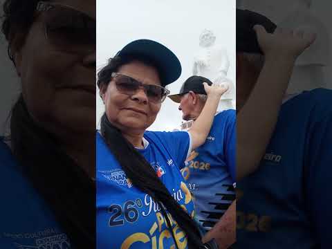 Teotônio Vilela AL na estátua do Padre Cícero Subimos a ladeira doHorto30032026 mãe das Candeias