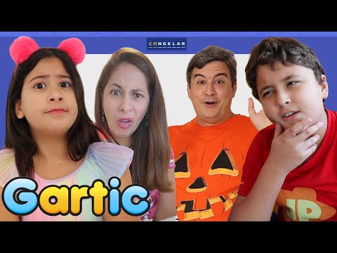 FAMILY GARTIC - WHO DRAWS BETTER? - MARIA CLARA AND JP GAMES