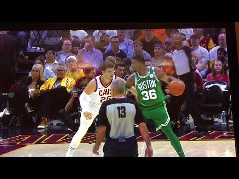MARCUS SMART BULLYS KYLE KORVER IN THE POST. AND-1