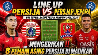 Download lagu TERRIBLE‼️LINE UP PERSIJA JAKARTA VS PERSIJAP JEPARA - 8 FOREIGN PLAYERS FROM PERSIJA - PERSIJA mp3