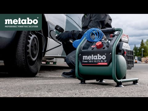 Metabo 18 V Akku-Kompressor / 18 V Cordless Compressor Power 160-5 18 LTX BL OF