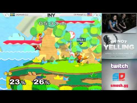 INY Day 2 - Singles: Top 8 - Grand Finals Set 2: [A]rmada (Peach) vs C9 Mang0 (Falco)