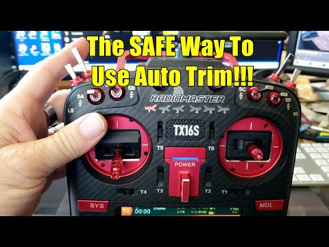 EdgeTX Auto Trim Logic on Radiomaster TX16S