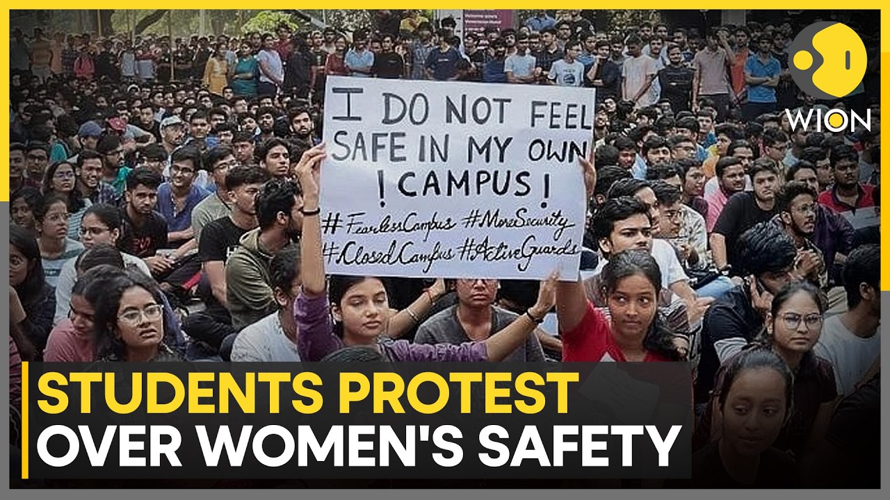Students Protest Over Women's Safety: Delhi Police Intensifies Patrolling Across Several Areas |WION