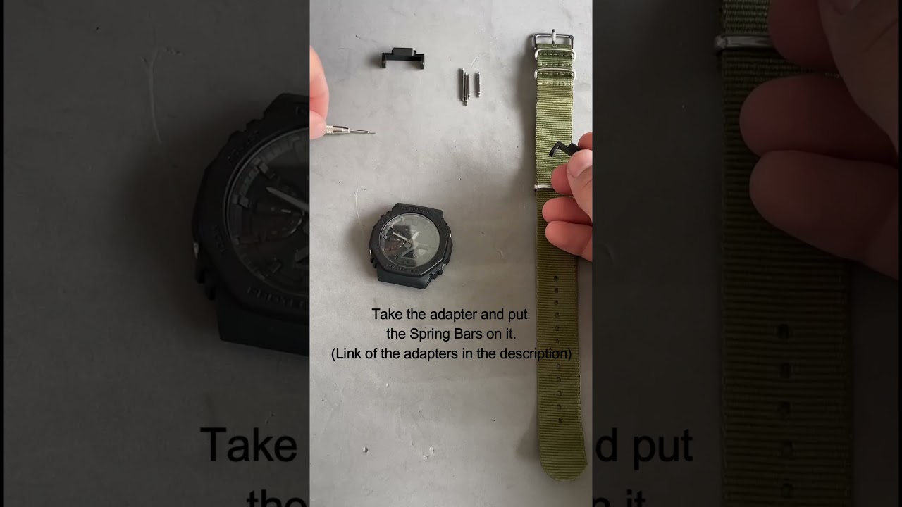How to change strap to your Casio G-Shock