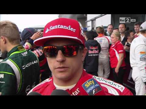China, post race interview to Kimi (Raisport) - 20/04/2014