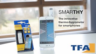 preview picture of video 'SMARTHY the innovative thermo-hygrometer for Smartphones from TFA'