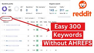 Grow your Reddit Super Fast & Free Keywords Tactic