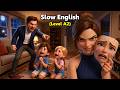 The Deceitful Stepmother Harms Her Stepchildren Slow English Level A2