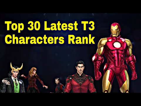 Latest Top 30 T3 Characters Rank And important Guide - Marvel Future Fight