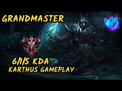 Abbedagge (KARTHUS) vs VIKTOR - 6/1/5 KDA MID GAMEPLAY - EUW Ranked GRANDMASTER