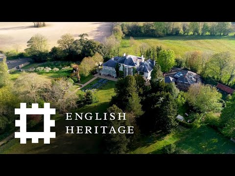 查爾斯-達爾文故居唐樓的明信片，肯特郡-英格蘭 無人機拍攝的畫面 (Postcard from Down House, Home of Charles Darwin, Kent | England Drone Footage)