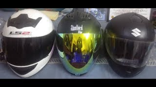 Steelbird SBA 2 Night Vision VISIBILITY TEST | Comparison with Clear &amp; Dark Visors