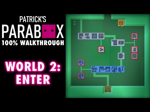 Patrick's Parabox "Enter" All Puzzle Solutions | 100% All Levels Gameplay Walkthrough Part 2