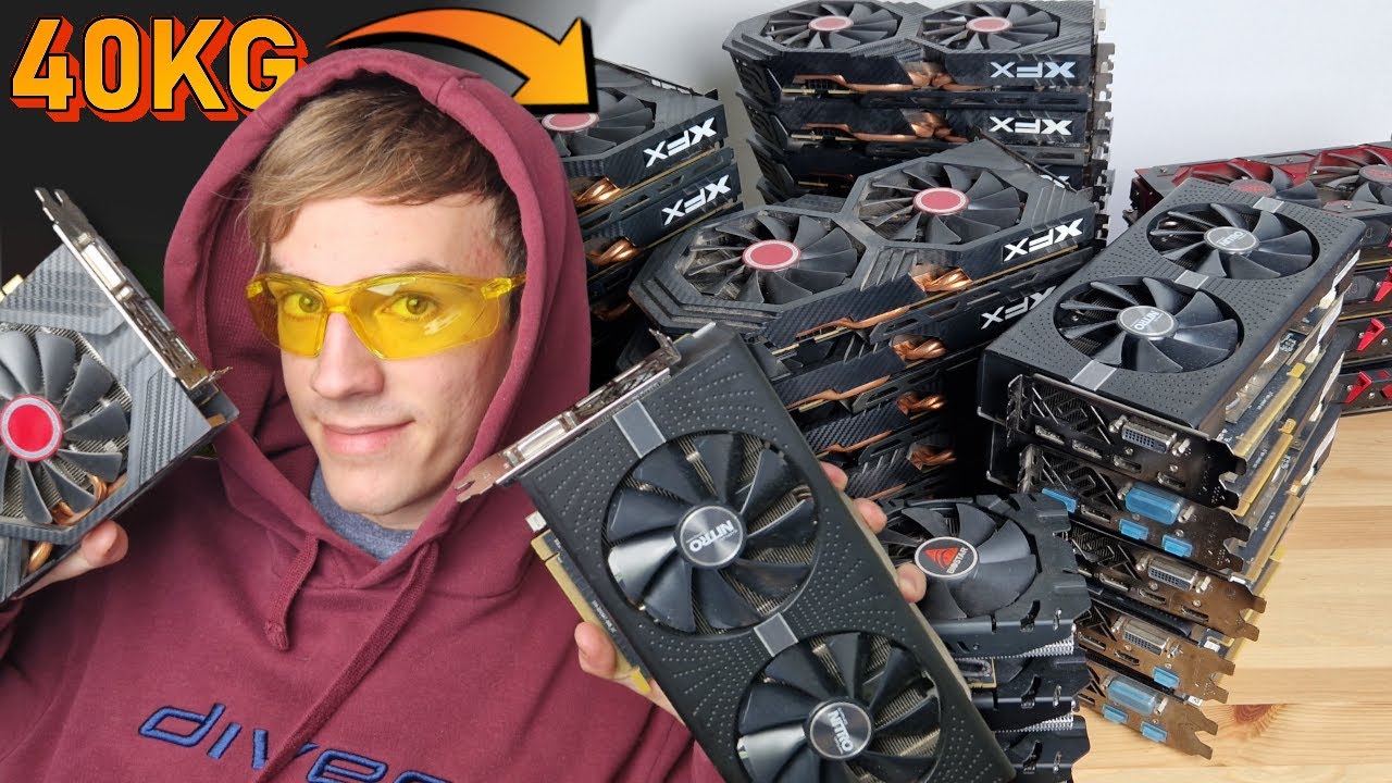 Kupiłem 40 KG kart graficznych z KOPARKI! 🤕⛏ [serio paskudne]