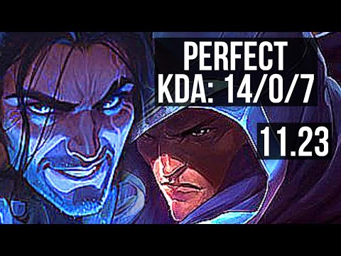 SYLAS vs TALON (MID) | 14/0/7, Legendary | KR Master | 11.23