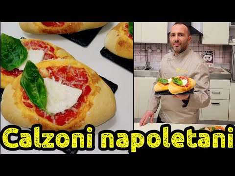 Calzoni napoletani al forno fatti in casa.Fatti a mano,ricetta facilissima