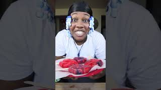 Fruit rollup watermelon pop😳🍉🍭