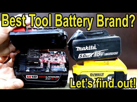 Best Tool Battery? Milwaukee vs DeWalt vs Makita