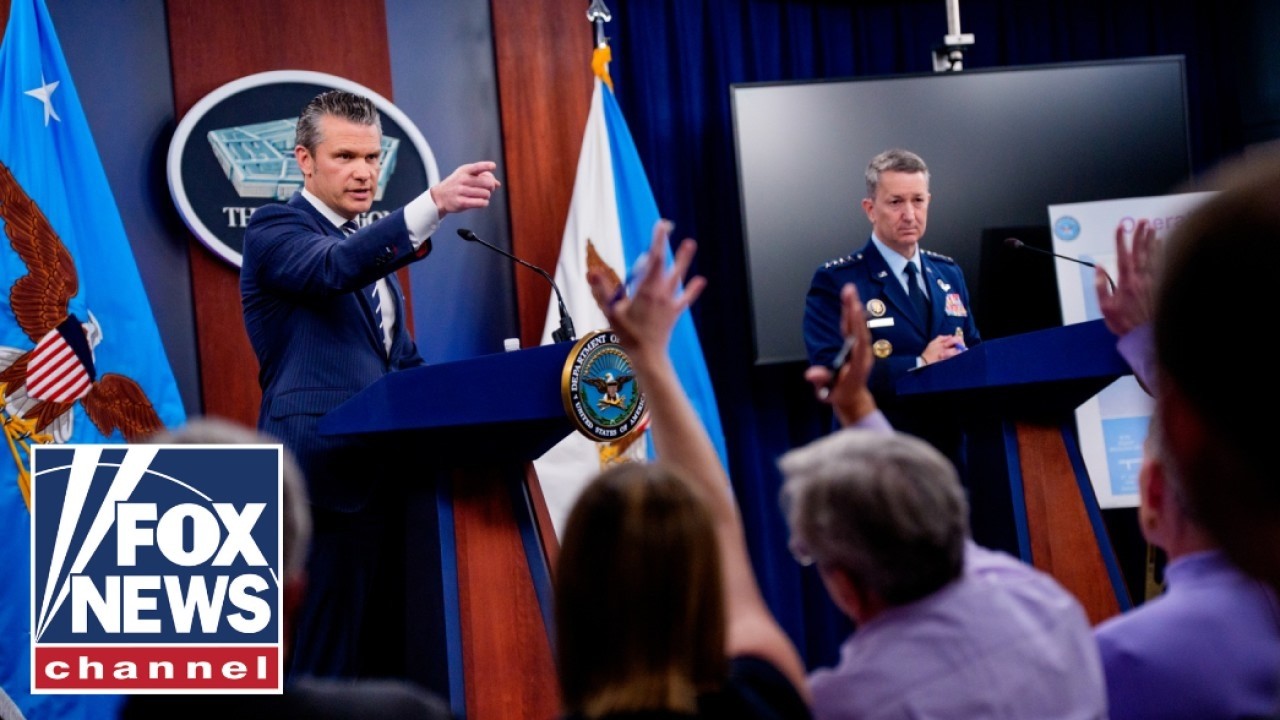 WATCH LIVE: Sec. Hegseth, Gen. Caine provide update on Operation Epic Fury