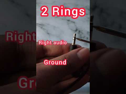2 rings and 3 rings on headphone jack